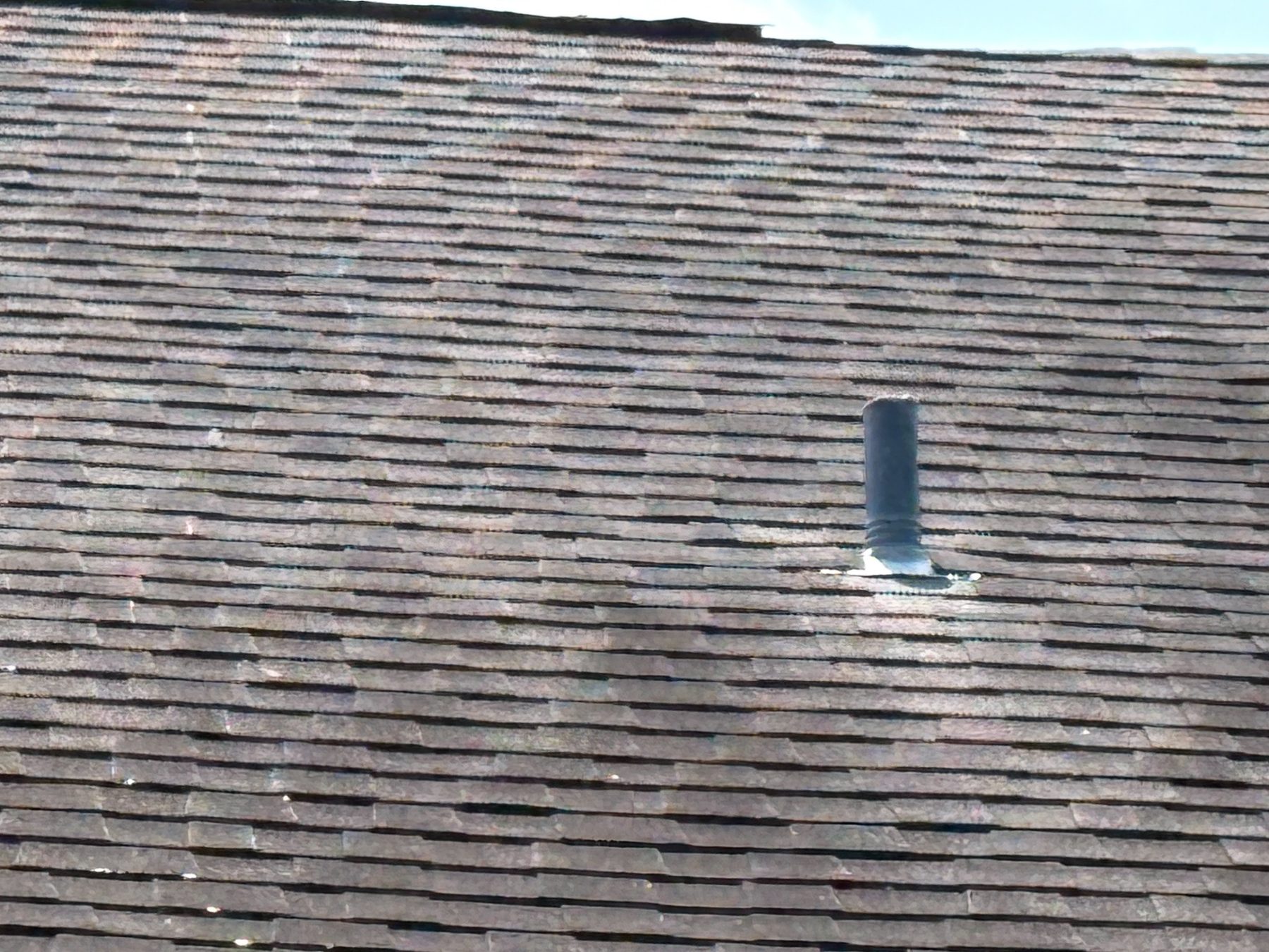 Detailed roof shingles and vent