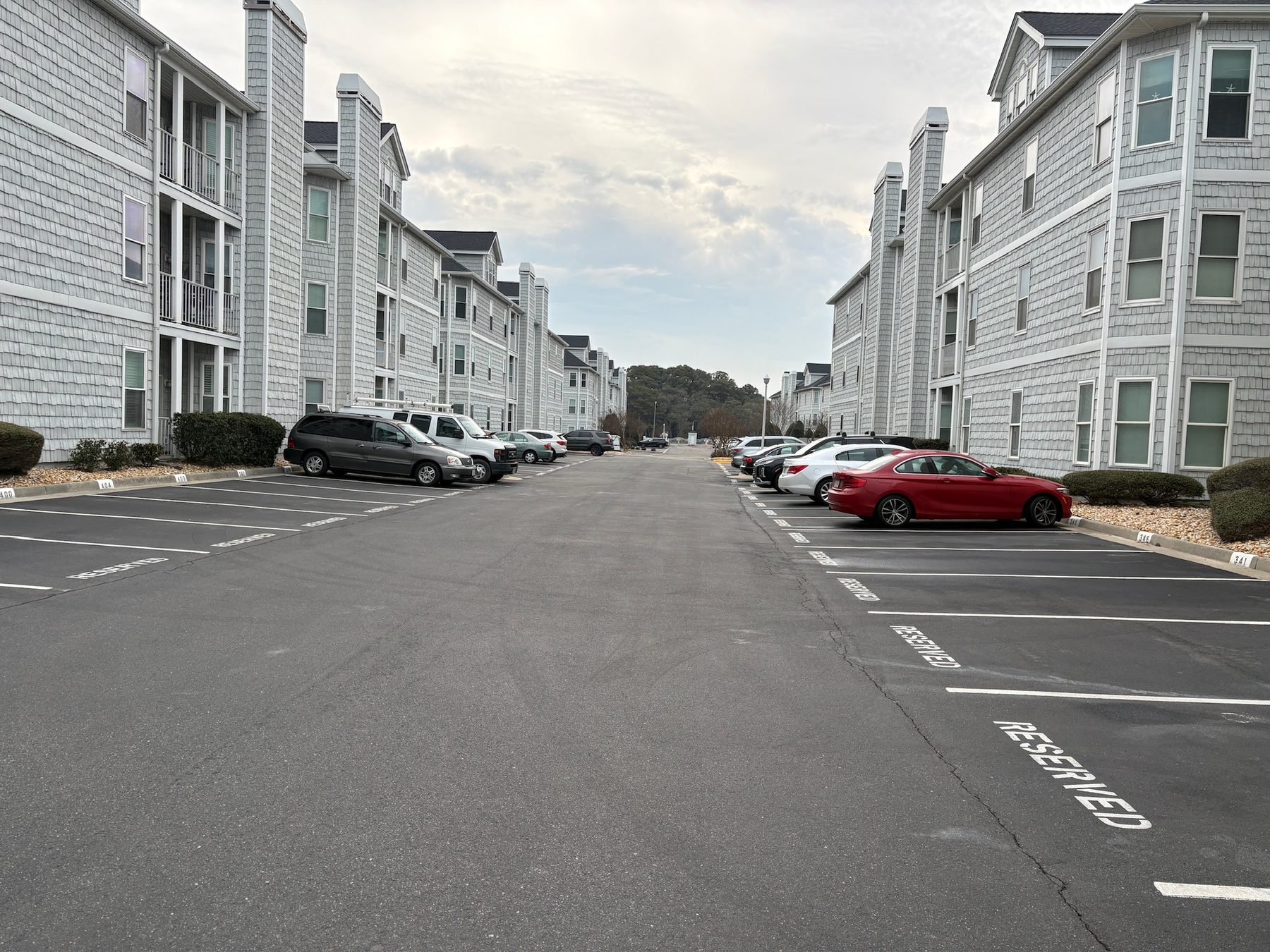 Apartment property exterior