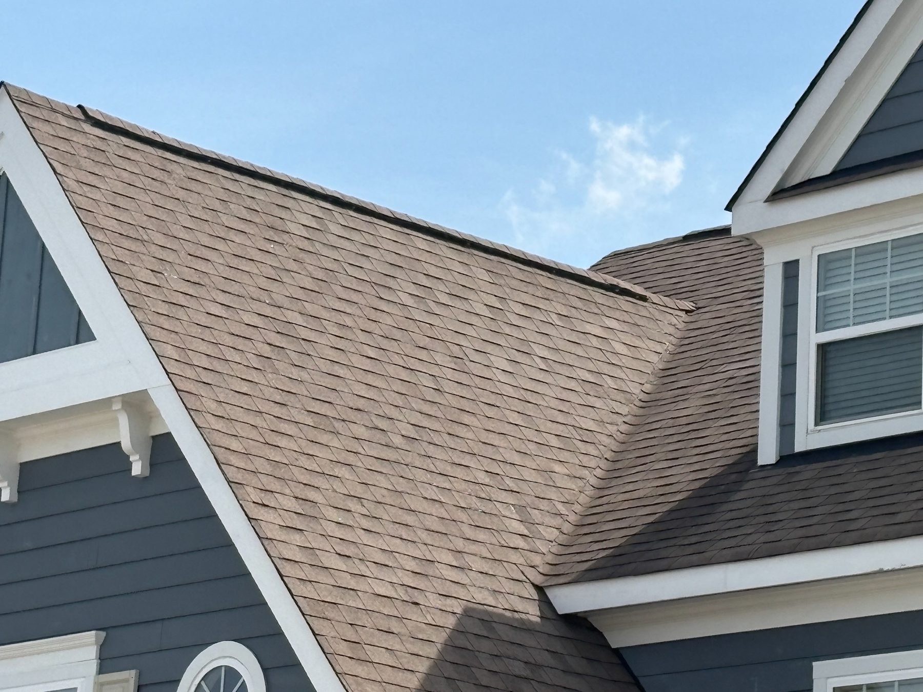 Residential roof close-up