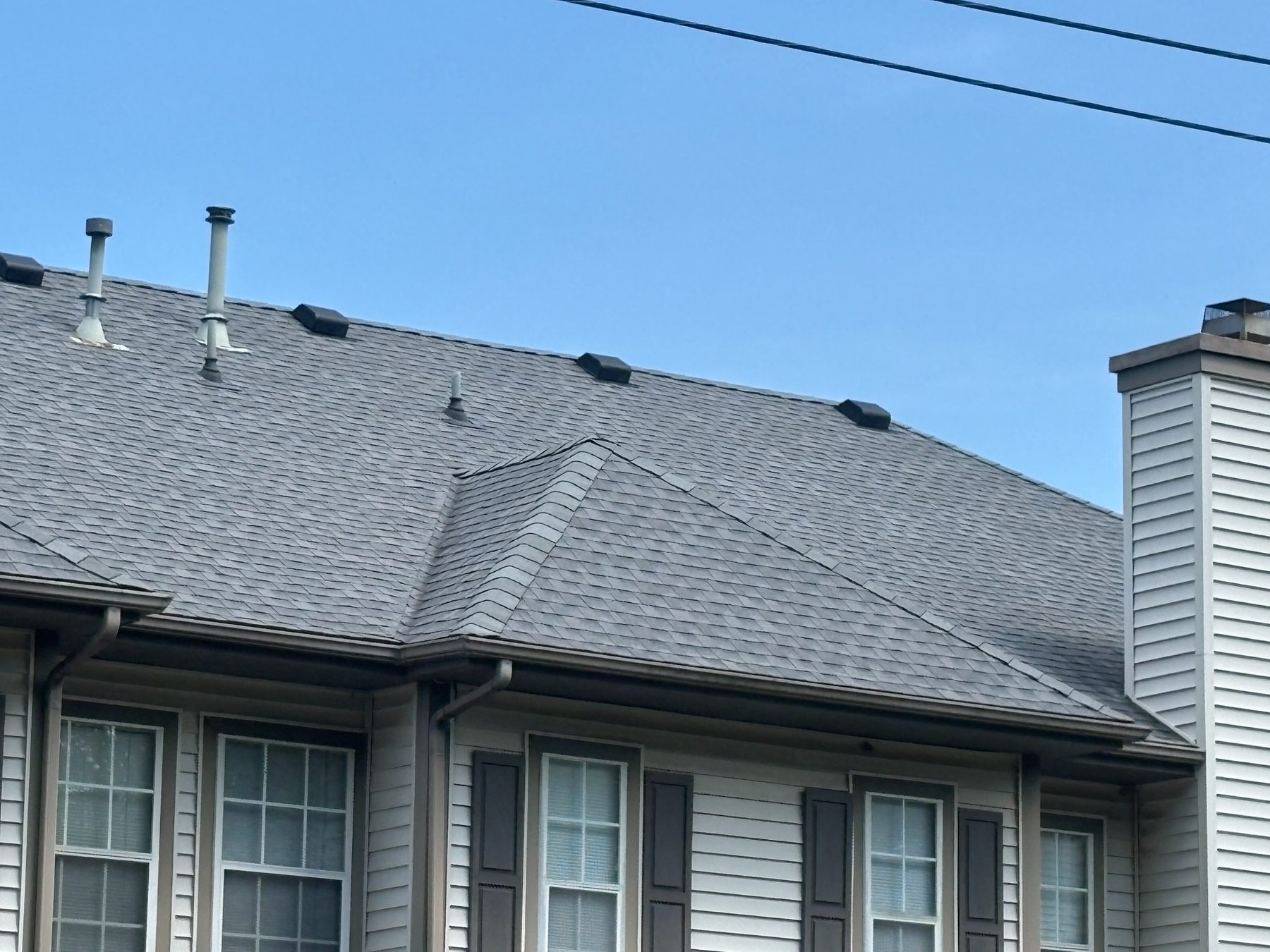 Roof field and vents